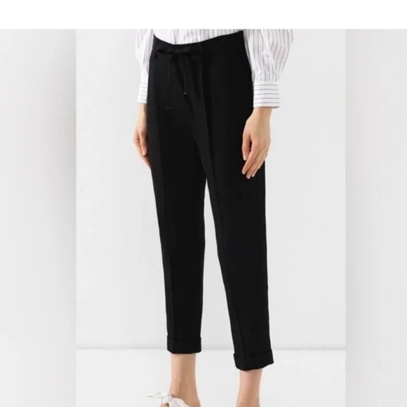 Vince Pants - VINCE Cropped Drawstring pants blue